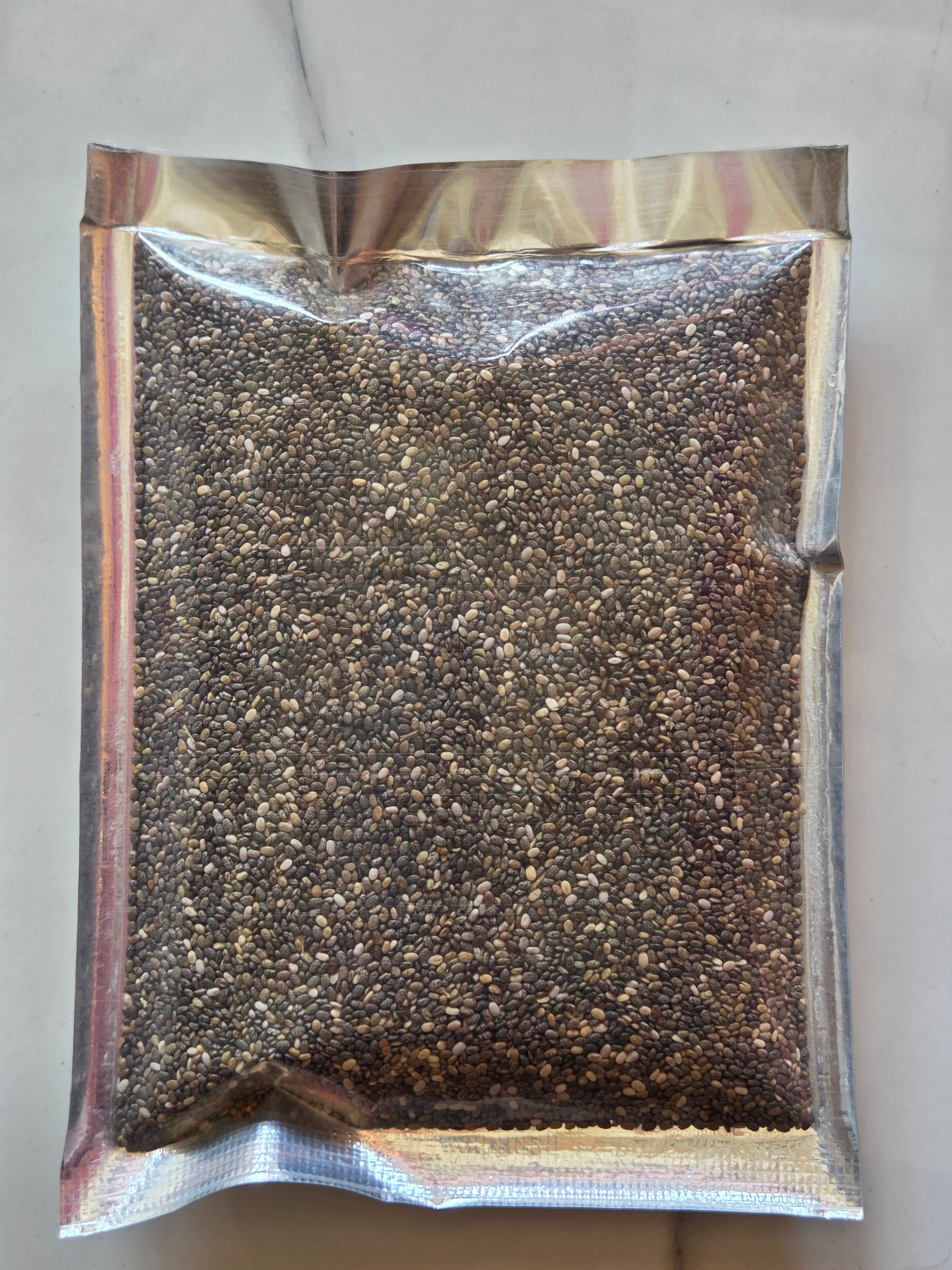 Chai black white seeds